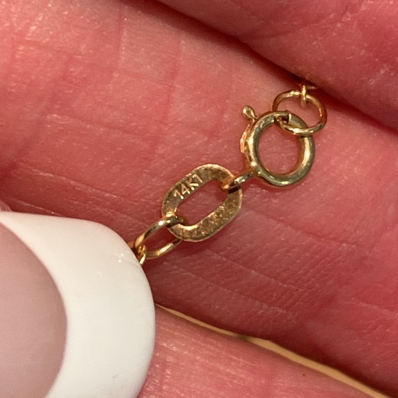 🎉 AUTHENTIC VINTAGE UP CYCLED LOUIS VUITTON PENDANT WITH 14K CHAIN NECKLACE ‼️ - Picture 11 of 11